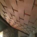 Weave Wood Ceiling After